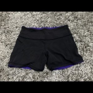 lulu lemon reversible shorts